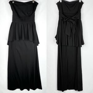 Vera Fishbaugh Vfish Black Tube Top Dress XS